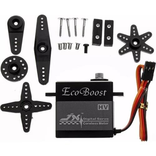 JX CLS-6327HV 27kg High Torque High Pressure Hollow Cup Coreless Servo Metal Gears for DIY RC Model Quadcopter Drone