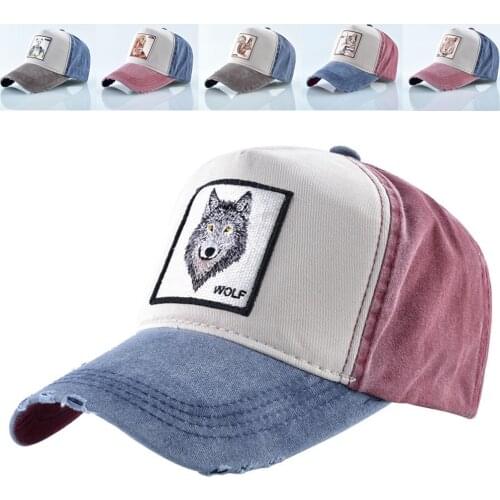 Cowboy Baseball Caps Women Designer Animal Pattern Fashion Men Personalized Embroidery Sun Protection Hats