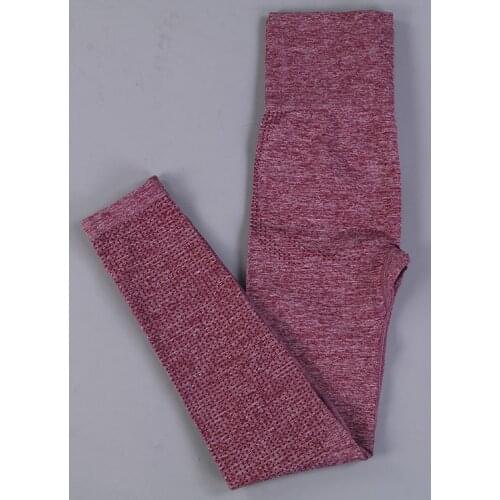 Gym Leggings Tummy Control Yoga Pants Running Stretchy Workout Tights High Waist Seamless Leggings for Sport Women Push Up