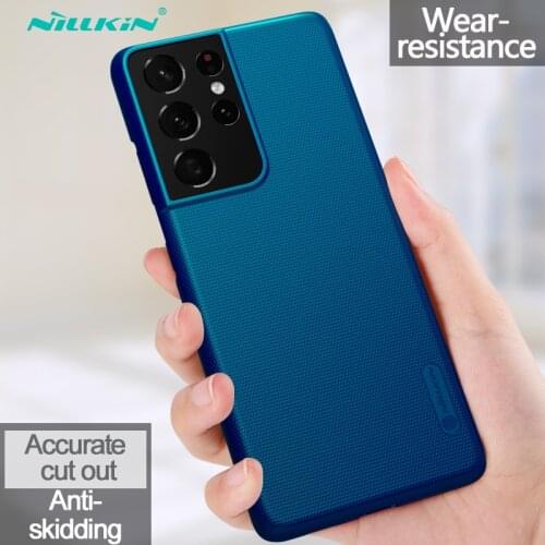 NILLKIN Matte Full Bumper Cover Fundas For Samsung Galaxy S 21 S21 FE Ultra Plus S21FE S21ultra S21plus Case Coque Hard PC Shell