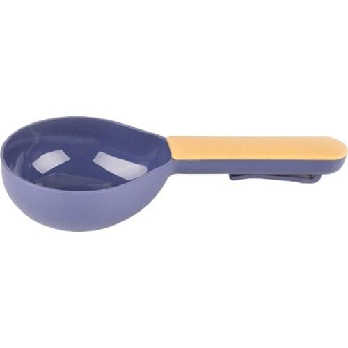 Multifunction Pet Food Shovel Plastic Candy Color Pet Food Scoops,Easy To Clean, Blue Pink