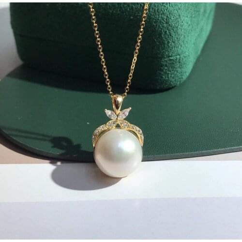 Fashion 925 Sterling Silver Pendant Mount Base Settings Mountings Findings Parts for Pearl Crystal Jade Agate Beads Stones