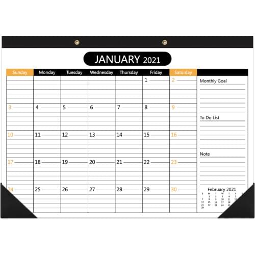 STOBOK 2021-2022 Desk Calendar 2 Years Monthly Planner Runs from January 1, 2021 to December 31, 2022 Desk/Wall Calendar