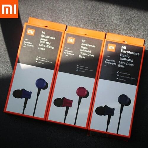 Xiaomi Piston 3 Earphone Mi Fresh 3.5mm In-Ear Earphone With Mic For Mi Note 10 CC9 X2 F2 Pro Redmi 8A 9C Note 8 8T 9 Pro Max 9S