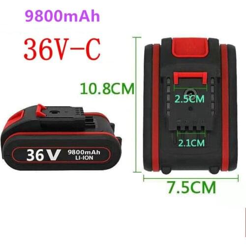 New 21v31v8800mah electric tool general rechargeable lithium battery electric screw driver electric drill lithium ion batter