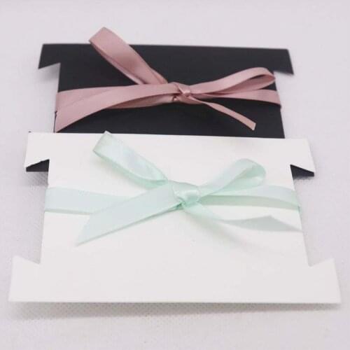 Wholesale 50pcs/lot 12x8cm 300gsm Paper Cardboard White&Brown Thank You Hair Clip&band Card Jewelry Bracelet Display Cards