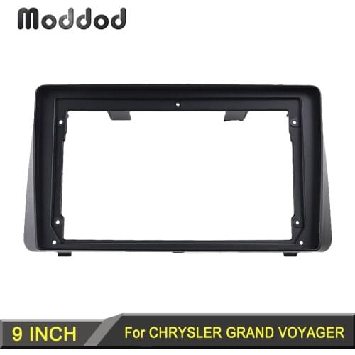 Radio Fascia for CHRYSLER GRAND VOYAGER 2013-2016 9 INCH Stereo GPS DVD Player Install Panel Adapter Cover Dash Kit Car Frame