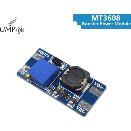 MT3608 DC-DC Step Up Converter Booster Power Supply Module Boost Step-up Board MAX output 28V 2A for arduino