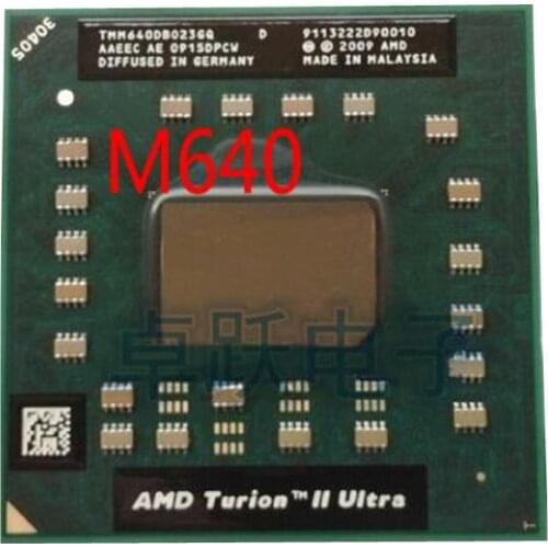 Original AMD Free Shipping M640 TMM640DB023GQ cpu processor laptop
