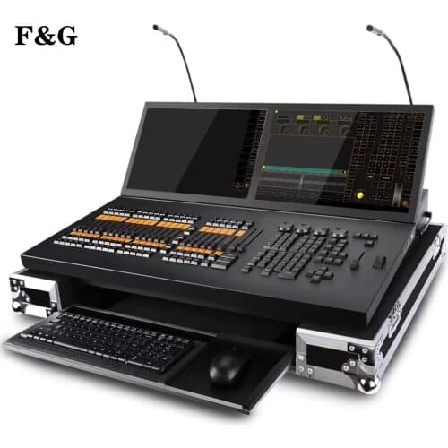 La más nueva consola MA2 DMX con tres pantallas de función potente controlador profesional