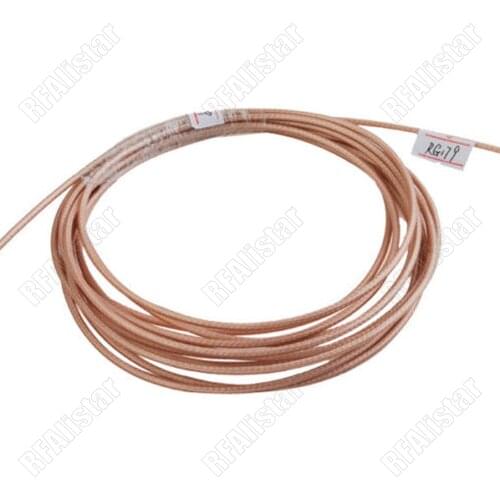 RF Coaxial Cable Connector 75ohm Adapter M17/94-RG179 Coax Cable For Optional Length 1M/3M/5M/8M/10M/15M/18M/20M/30M/50M