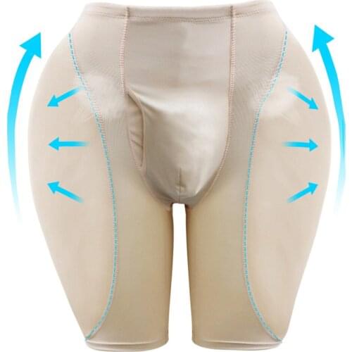 Sexy Hip Up Pads Butt Enhancer Panties Crossdresser Transgender Padded Lifter Shaper Underwear 2 Sponge Padded Fake Ass