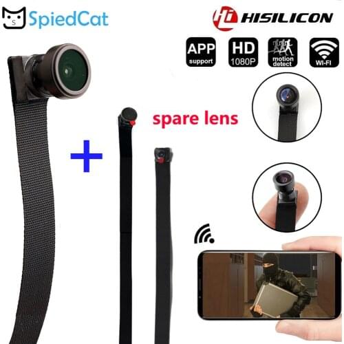 Full HD 1080P Wide Angle Mini Lens Wireless WIFI IP P2P Network DIY Module Motion Activated Surveillance Camera Support TF Card