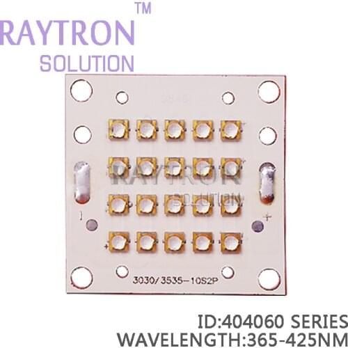 60w uv led module,Uv glue curing,Purple light,Banknote verification,uv flood light led chips,365-415nm uv led module chips