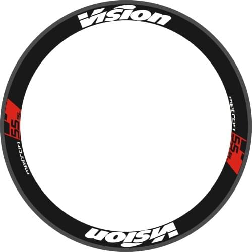 For 55mm Rim Depth MENTRON 55 SL Wheel Stickers Reflective Waterproof Rims Decals Sticker Bicycle Bike TWO WHEELS