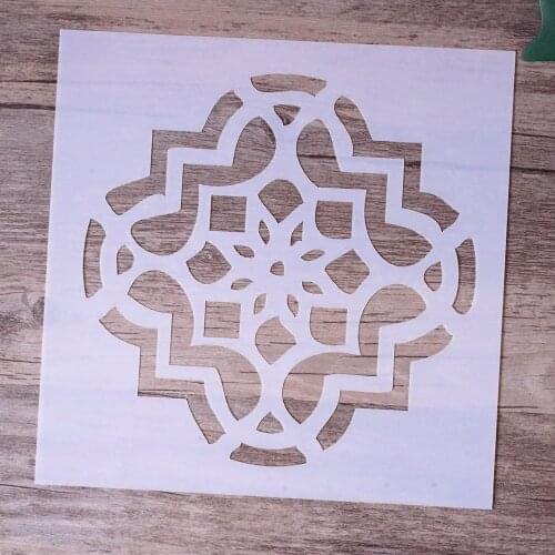 15 cm DIY Craft Layering Stencils For Walls Painting Scrapbooking Stamping Stamps Album Decorative Embossing Paper Cards