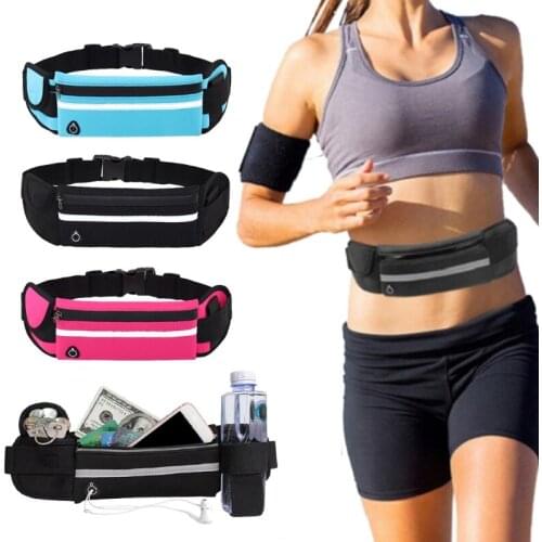 Outdoor Pocket Anti-Theft Mobile Phone Sport Portable Fitness Bag Holding Water Cycling Phone Bag Men&Women Running Belt
