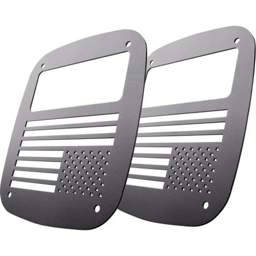 Taillight Cover Guard for Jeep Wrangler TJ 1997 1998 1999 2000 2001 - 2006 Tail Light Decorative Trim Lamp Hoods Car Accessories