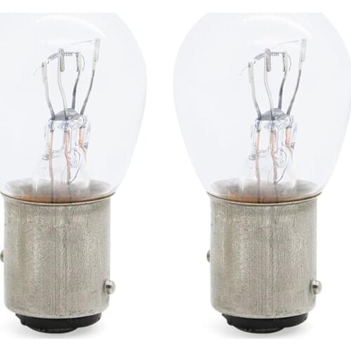 2pcs 3157 6V 21/5W Brake Tail Light Bulb Lamp For clear car external lights For Vintage Motorcy for Polaris Sportsman ATV