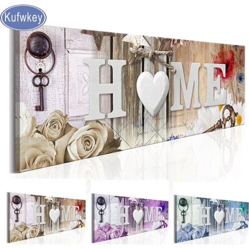 Large 5d diy Diamond painting,home sweet home,3d mosaic Diamond Embroidery full drill round square rhinestones diamond pictures