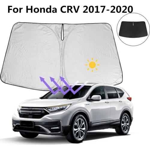 Car Sun Visor Windshield sunshade Auto Front Window UV Rays Protector For Honda CRV CR-V 5th Accessories 2017 2018 2019 2020