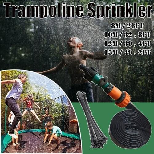 Trampoline Water Sprinkler Summer Outdoor Garden Water Game Sprinkler Fun Water Games Party Toy For Kids Park Accessories #PY