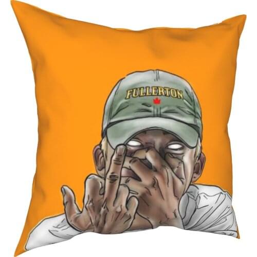 Hip hop style 3D printing pillow case sofa decoration animation linen pillow case home decoration pillow case