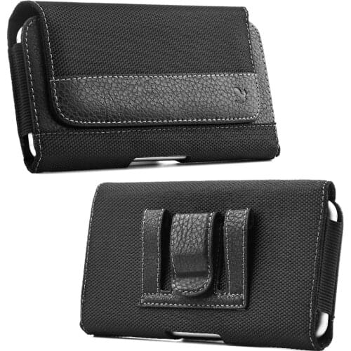 Belt Clip Pouch case Flip Magnetic Wallet Leather Phone Case for iPhone Xs MAX XR 6 7 8 Plus Universal Mobile Phone waist Bag