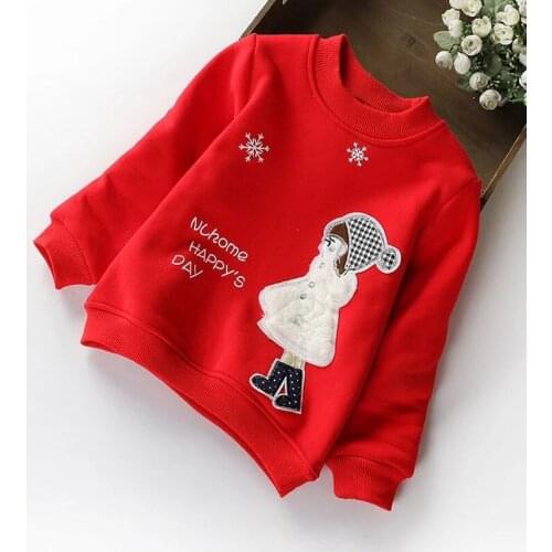 Girls Baby T-shirt Long-Sleeved Bottoming Shirt Teenage Girl Sweater Cotton Cartoon Top Kids Clothes