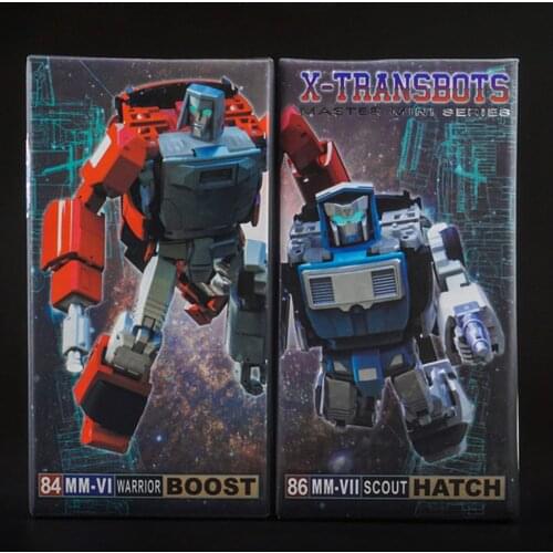 XTransbots X-Transbots XTB MM-VI MMVI Boost Windcharger & MM-VII HatchTransformation Action Figure