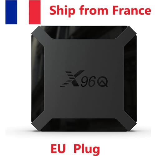 France usa in stock 10pcs /lot X96Q Smart TV Box Android 10.0 Allwinner H313 Quad Core 2GB 16GB 4K Netflix Youtube Set Top Box