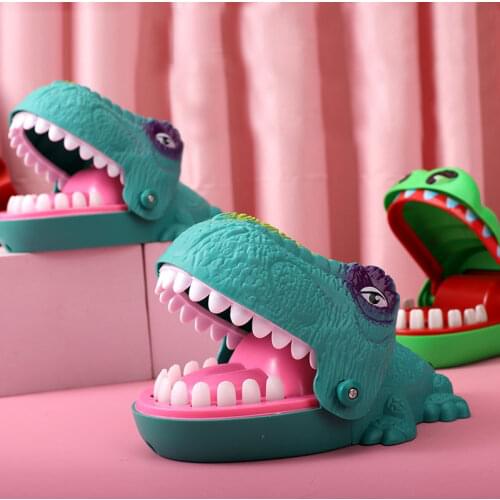 Teeth Bite Toy Biting Finger Dentist Game Funny Crocodile Pulling Teeth Toys Kids Classic Biting Hand Crocodile Games Gift