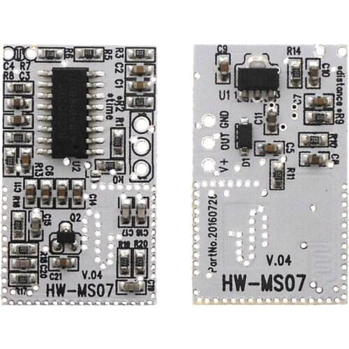 0.5/1/1.5/2 meters HW-MS07 short-range intelligent sensor switch microwave radar sensor module microwave radar sensor
