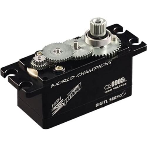 KINGMAX CLS0905L 51g 9kg.cm digital metal gears high Voltage low profile servo for RC 1/8 1/10 cars Helicopter tail lock