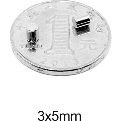 50~1500pcs 3x5 mm Powerful Magnetic Magnets 3mm x 5mm Permanent Neodymium Magnets Disc 3x5mm Small Round Magnet Strong 3*5 mm
