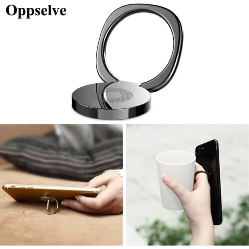 Mobile Phone Car Holder For iPhone 12 11 Pro XS Max X XR 8 7 6 Universal Phone Ring Stand Finger Ring Holder For Samsung S20 S10