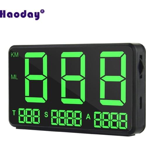 Powerful C80 Full Screen GPS Speedometer Hud Display Digital MPH KM/H Altitude display overspeed alarm Compatible Cars,No box