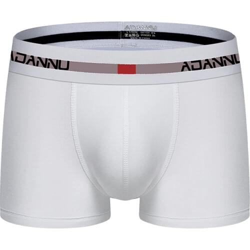 2020 ADANNU Brand mens underwear boxers cotton underwear for men classical boxers cuecas shorts 5 colors