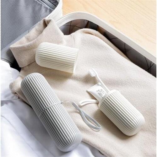 Portable Toothbrush Cup Toothpaste Holder Multi Use Storage Case Box Organizer for Outdoor Travel Bathroom Accessories