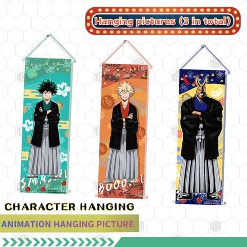 My Hero Academia Home Decoration Painting Midoriya Izuku All Might Bakugou Katsuki Deku Anime Manga Peripherals Poster Painting