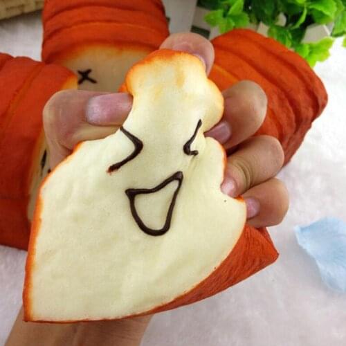 Toast Bread Squeezes Expression Card Cellphone Holder Hand Pillow Stress Reliever