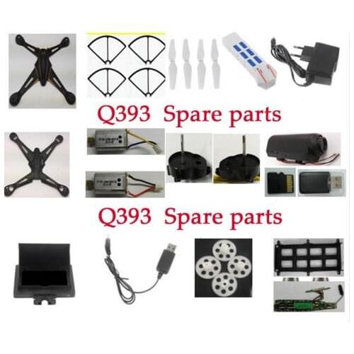 Wltoys Q393 RC Quadcopter spare parts body shell / blade / gear / motor / camera / controller Q393 etc
