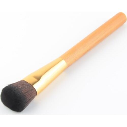 1pc T8 Blusher make up brush multifunctional makeup brush soft hair bamboo handle