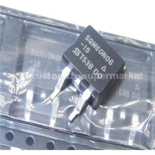 10PCS/LOT SQM60N06-15 TO-263 60V 56A SMD Triode