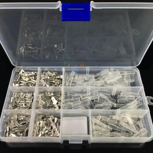 2.8/4.8/6.3mm Male to Female Connector Terminals Torsion Spring Insert Sleeves High Quality