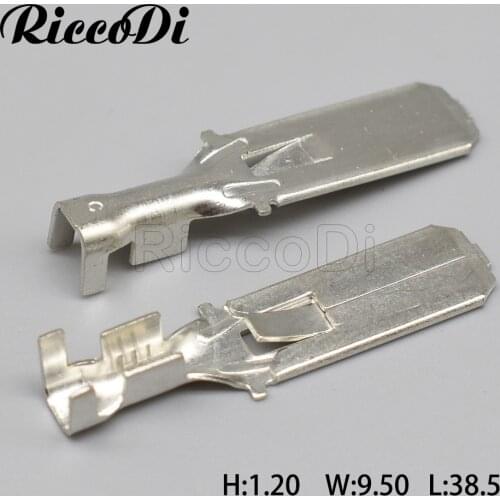 50-500Pcs 9.5mm Splices Wire Terminal Crimp Terminal Auto Electrical Tined Terminal For Connector DJ612-9.5x1.2C