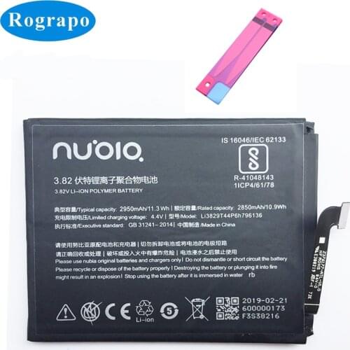 New Original 2950mAh Li3829T44P6h796136 Replacement Battery For ZTE Nubia Z17 Mini NX569J NX569H Mobile Phone Accumulator