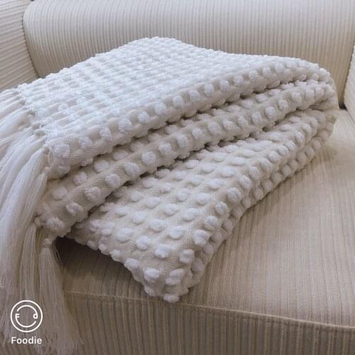 Acrylic Throw Blanket plain style