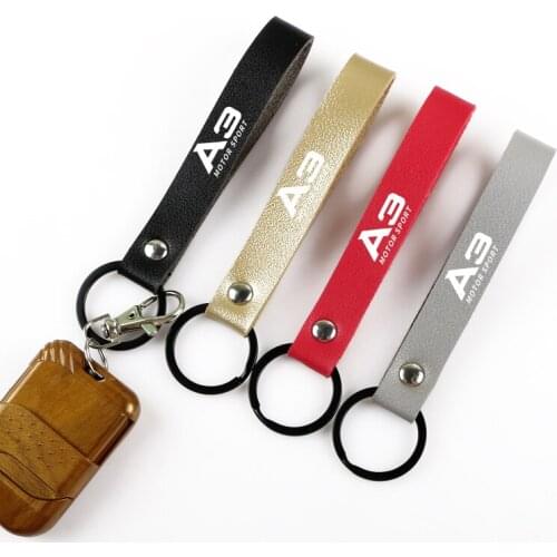 Car Keychain Fashion Tag Holder Ring Gifts Key Ring For Audi a3 a4 a5 a6 a7 a8 b5 b6 b7 b8 c6 c7 c8 8v 8p