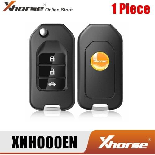 XHORSE XNHO00EN Wireless Universal Remote Key Fob 3 Buttons for Honda English Version 1 Piece
